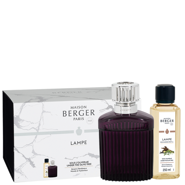 Maison Berger Lampe Berger Gift Set Prism Garnet (lamp + refill/250ml) -  Set