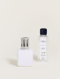 Glacon Blanc Lamp Gift Set with Delicate White Musk