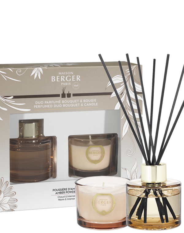 Duo Mini Bouquet & Candle Holly